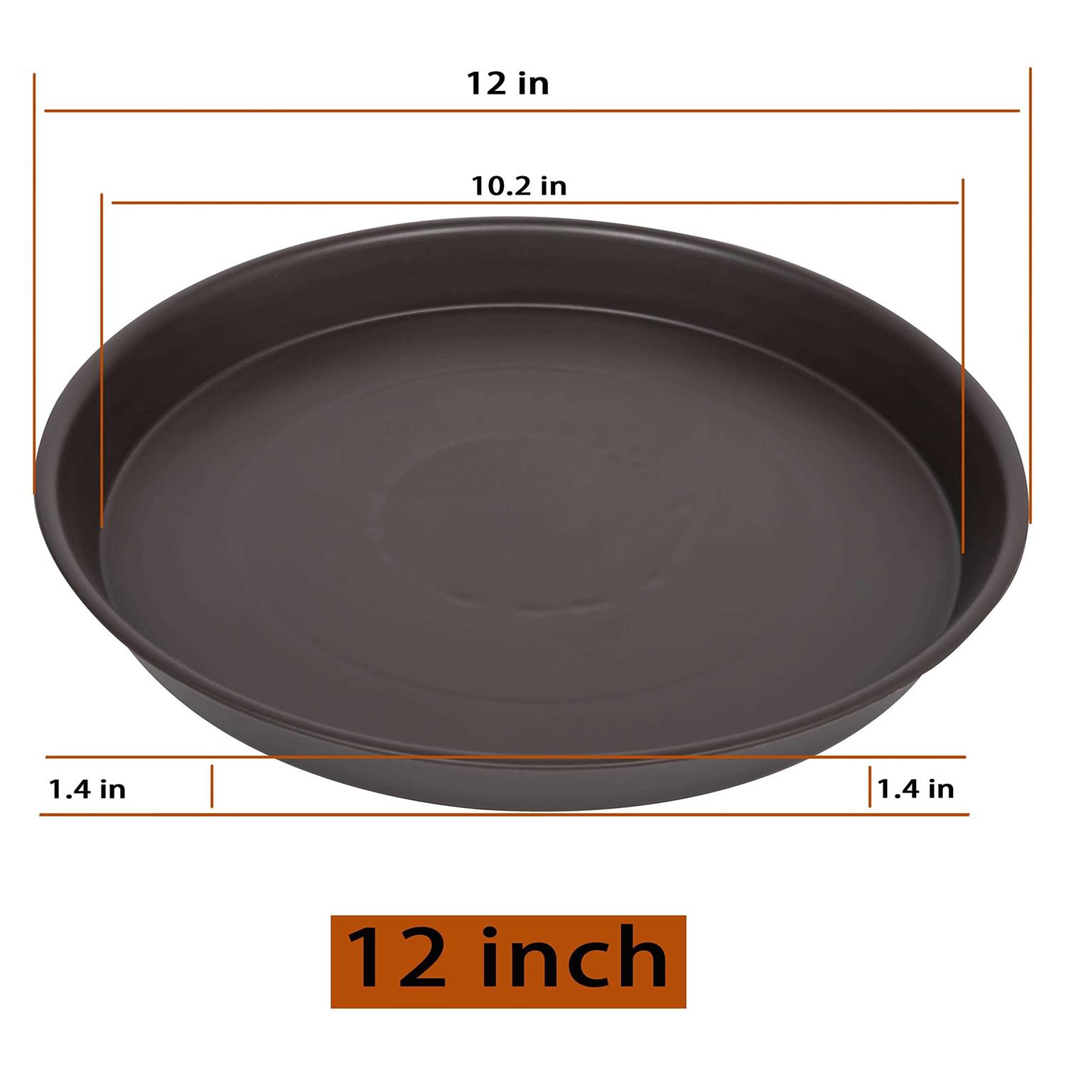 Angde 6 Pack Plant Saucer Plant Round