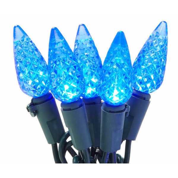 Winter Wonder Lane LED Diamond Cut C6 Light Set