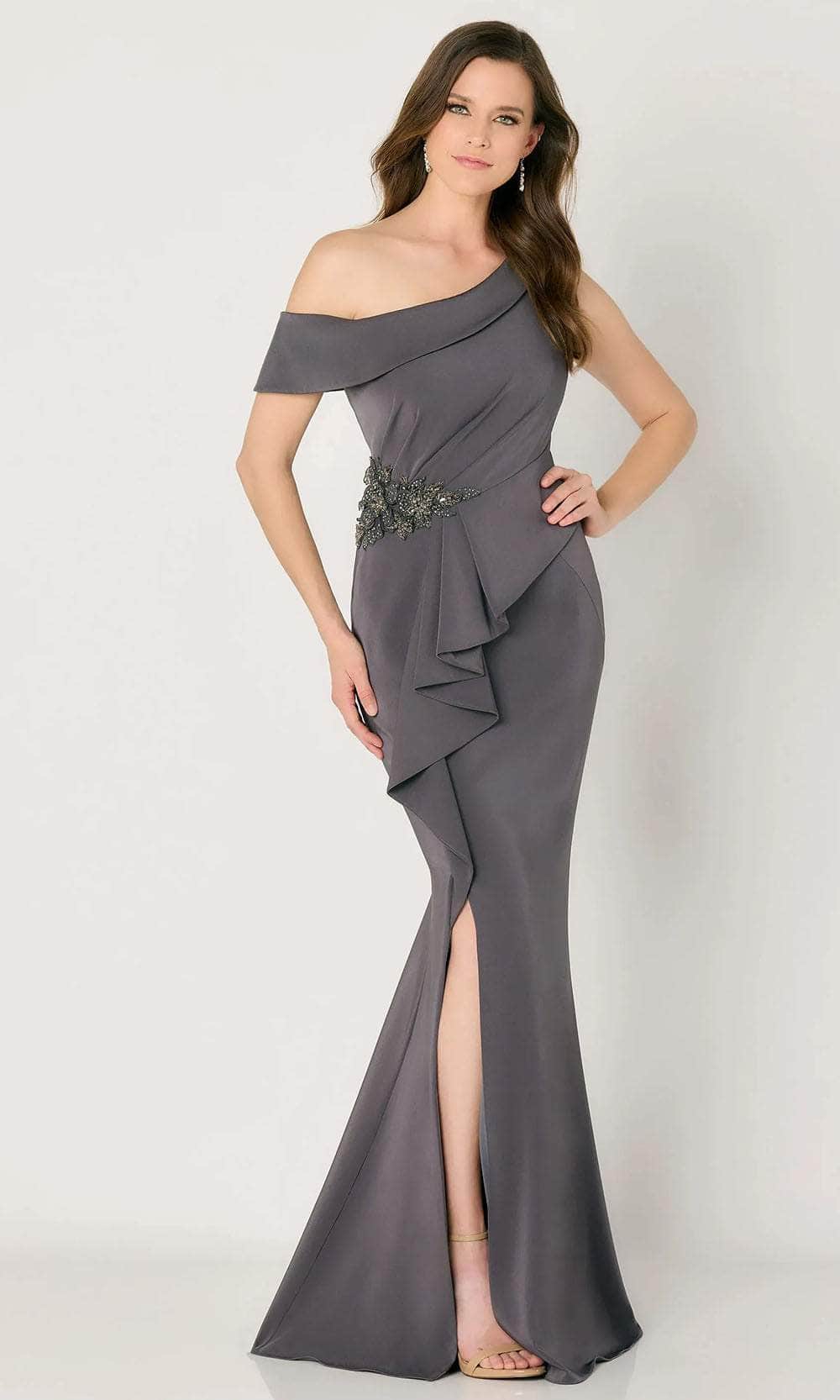 Draped Mermaid Evening Dress