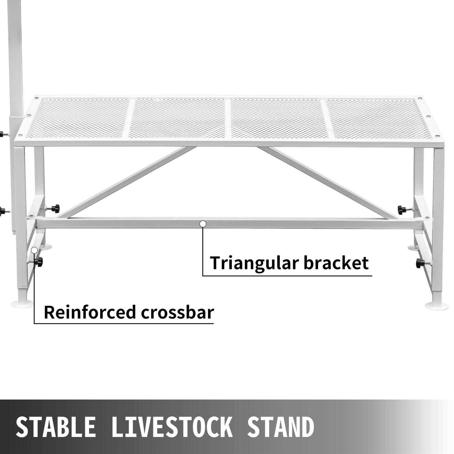 VEVOR Livestock Stand Trimming Stand 51×23 inches Livestock Trimming Stands for Goats YYZJJSCDLZ