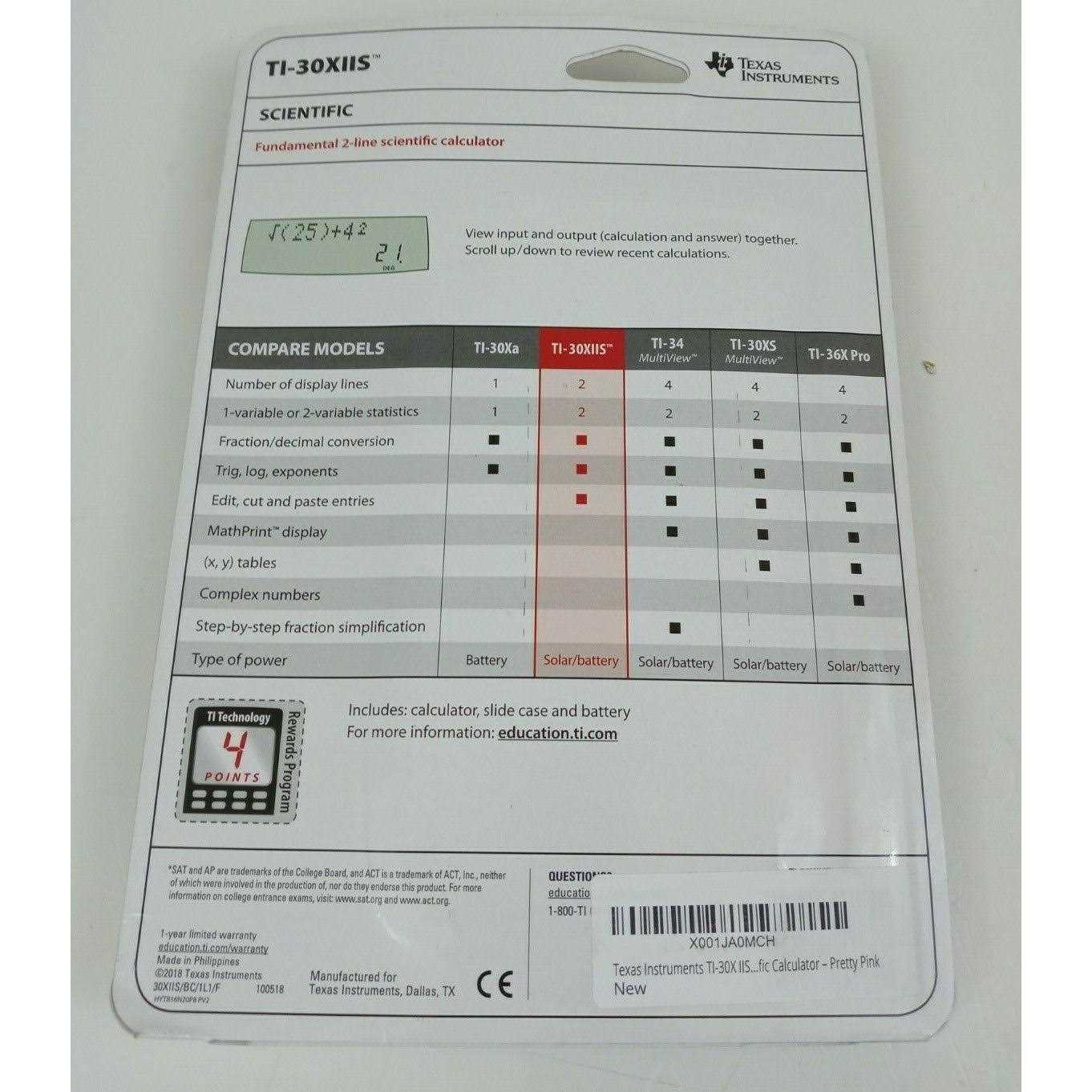 Texas Instruments TI-30X IIS
