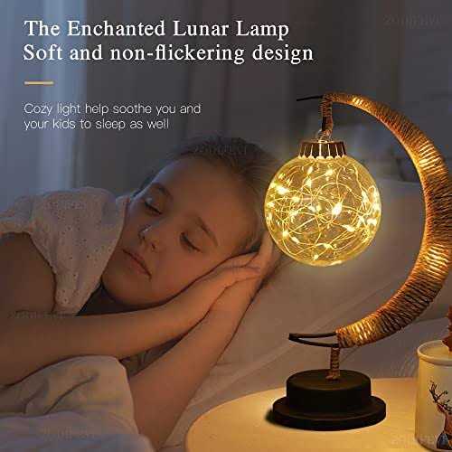 ZODIFEVI The Enchanted Lunar Lamp LED Moon Lamp Night Light Galaxy Lamp