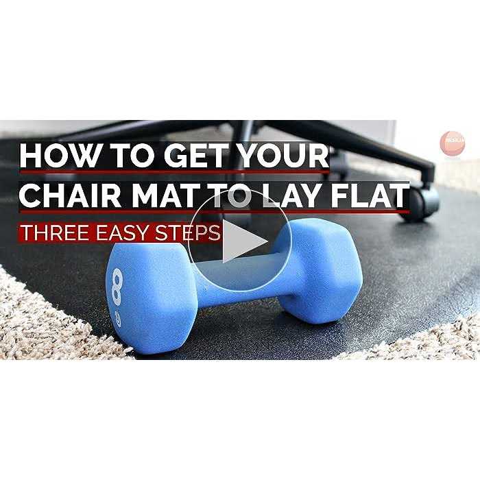 Resilia Office Desk Chair Mat for Carpet