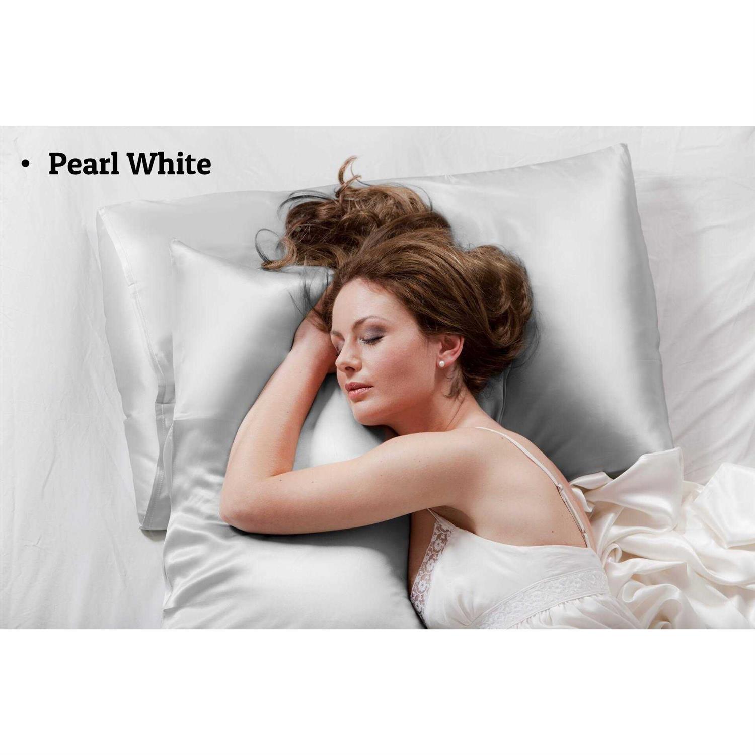 100% Mulberry Silk Pillowcase for Hair and Skin 16 Momme Pure Silk Pillow Case Cover