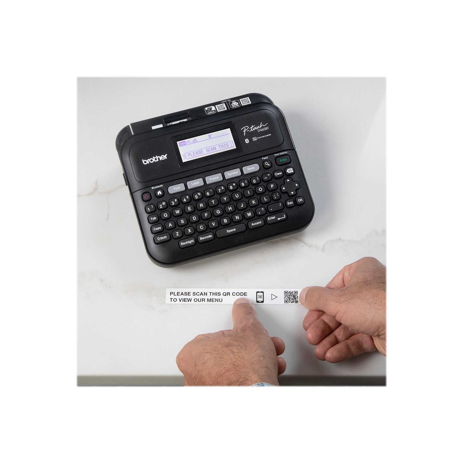 Brother P-Touch PT-D460BT Business Expert Connected Label Maker with Bluetooth