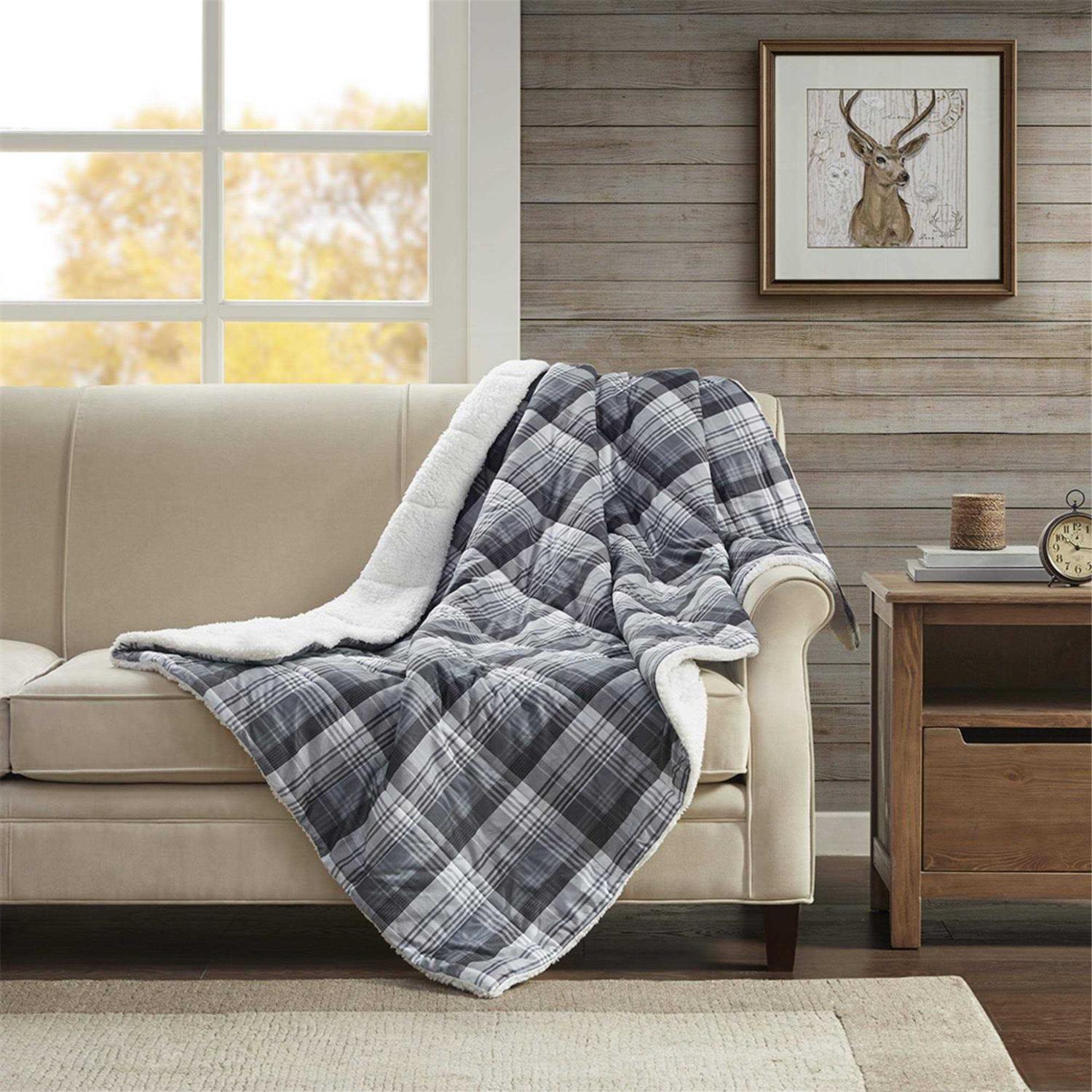 Woolrich Tasha Oversized Sofstpun Down Alternative Throw