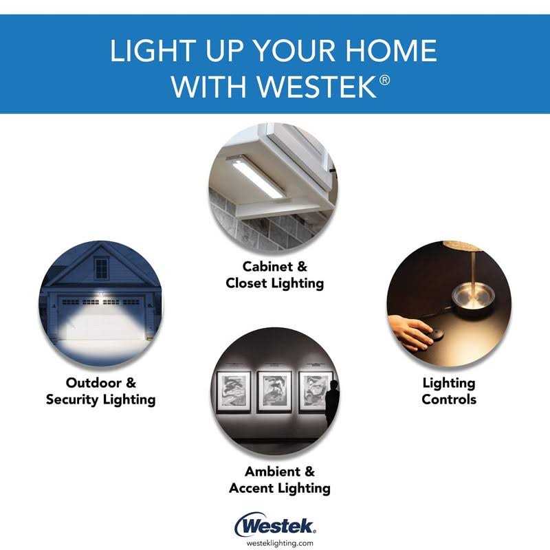 Westek Satin Black 16 in. LED Swivel Picture Light with Remote Control