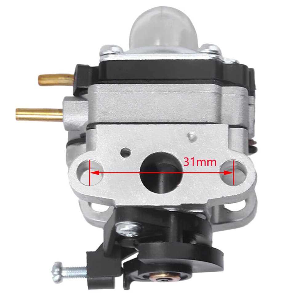 753-06258A Carburetor for Ryobi RY252CS RY253SS RY251PH RY254BC 2 Cycle 25cc Gas String Trimmer Craftsman MTD Cultivator Edger Engine Carb with Air