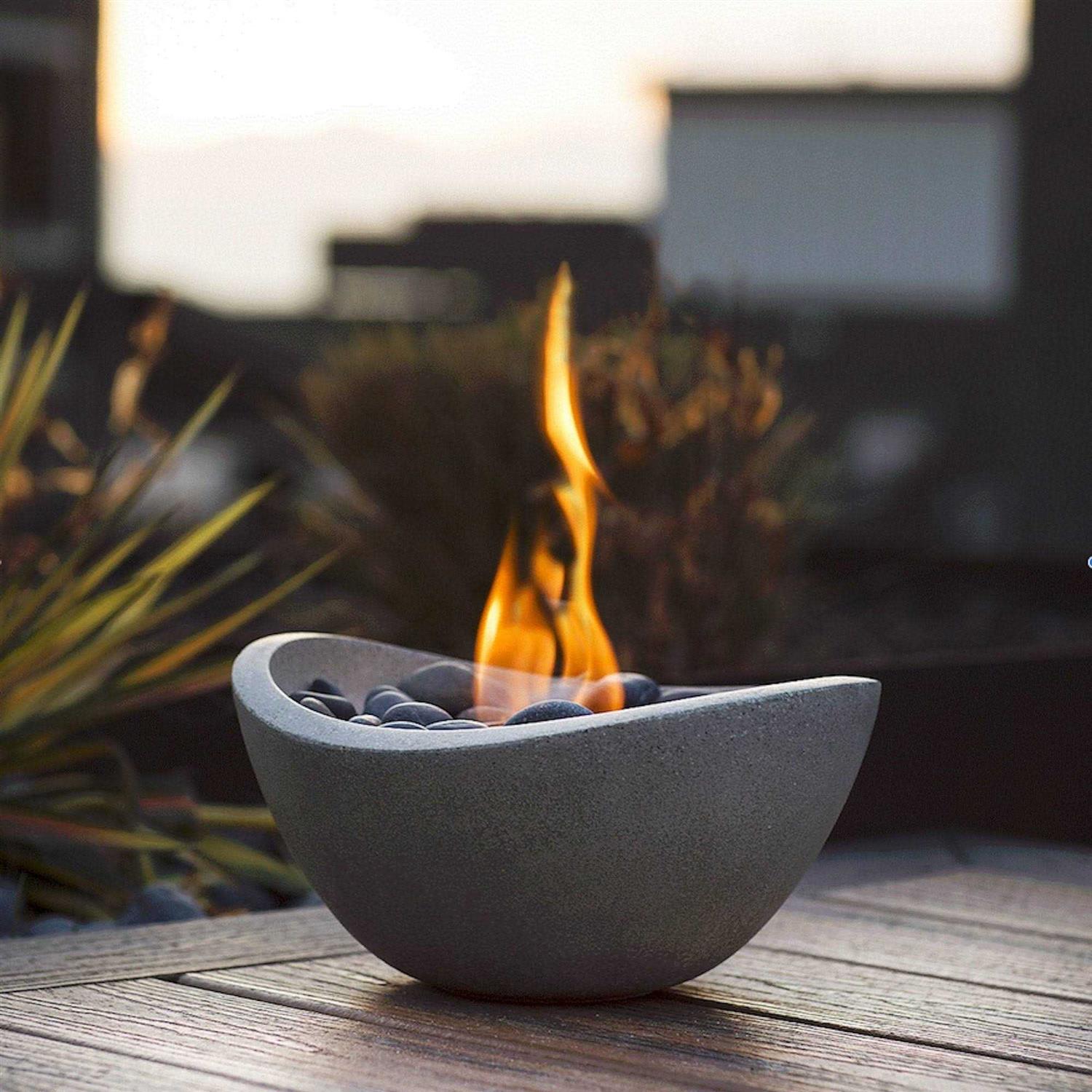 TerraFlame Wave Table Top Fire Bowl
