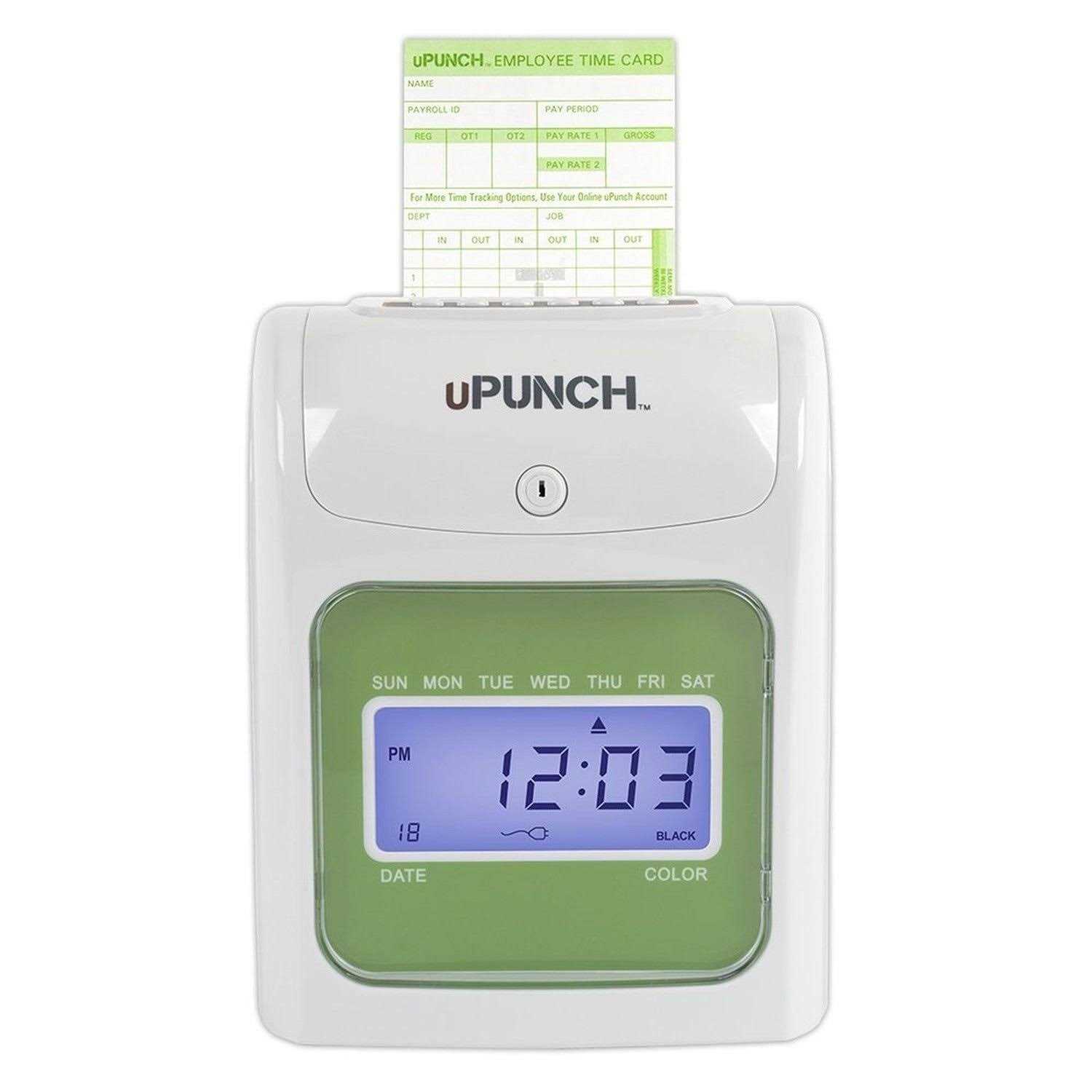 uPunch Time Clock Bundle with 100 Cards HN3500