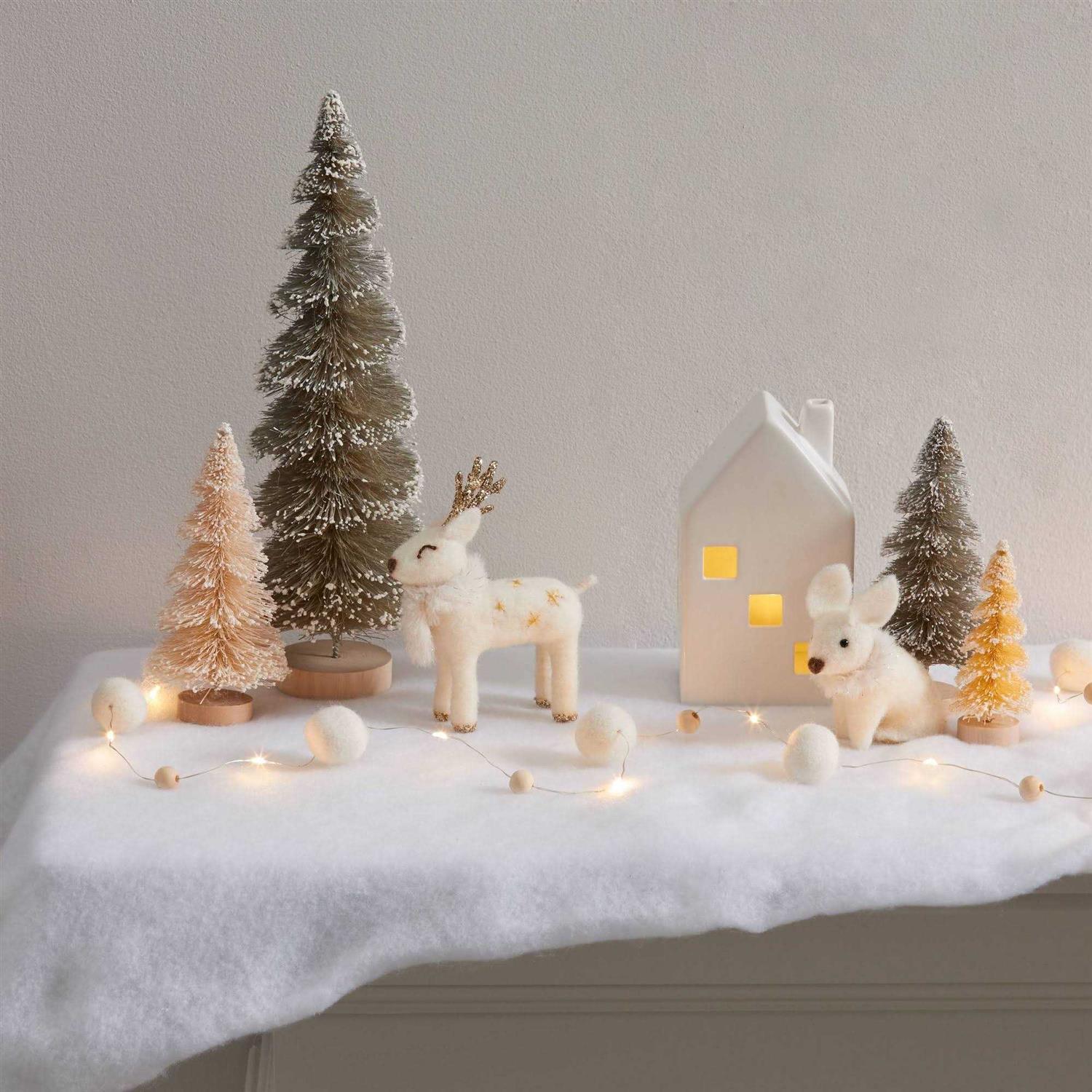 Wondershop 3’x8′ Christmas Decorative Faux Snow Blanket