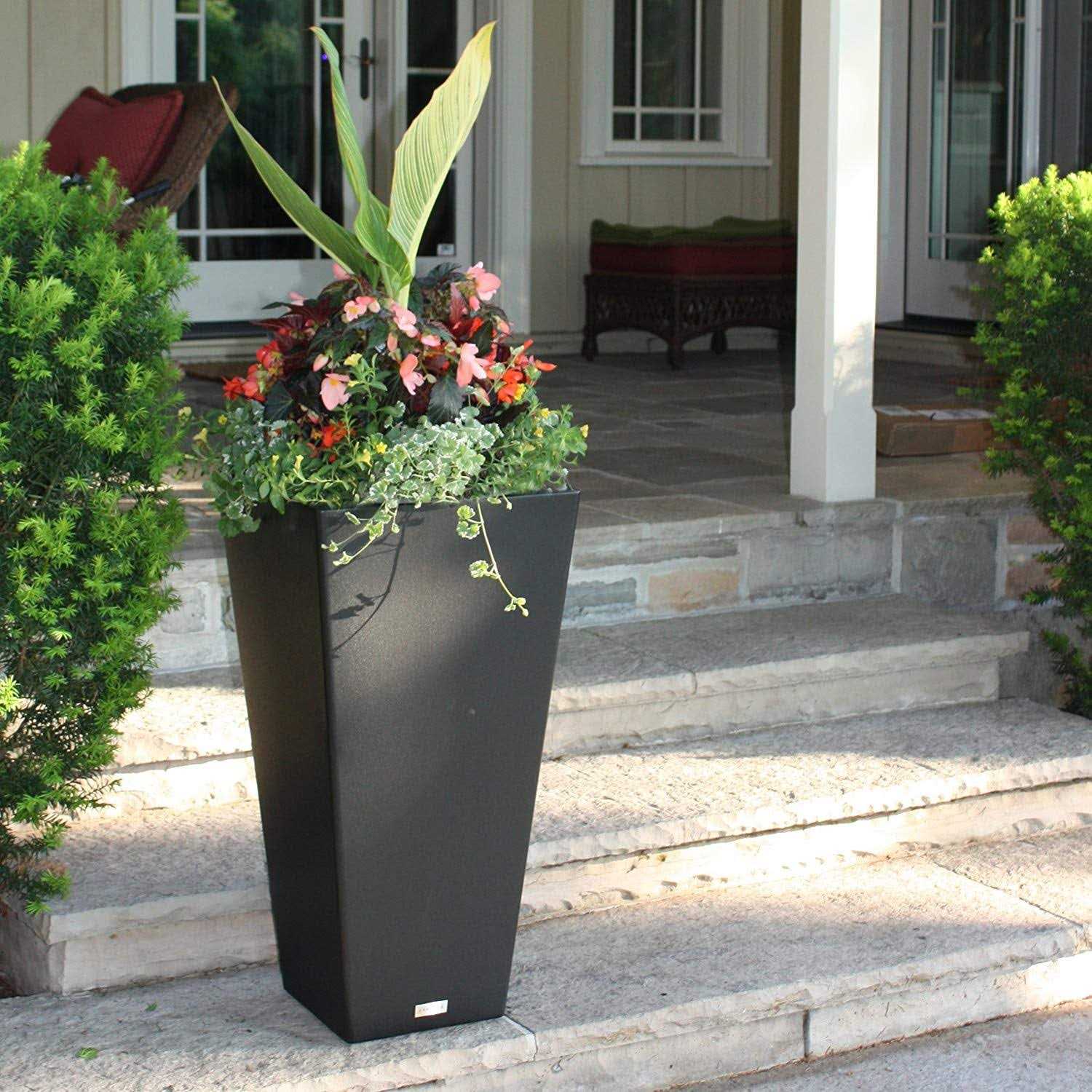 Veradek V-Resin Taper Tall Planter