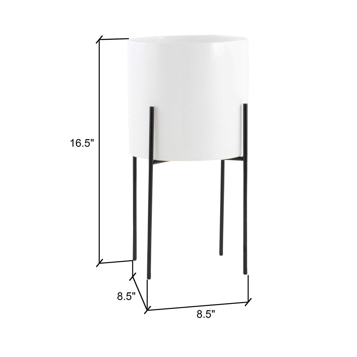 Aspire Lonnie Mid Century Ceramic Planter