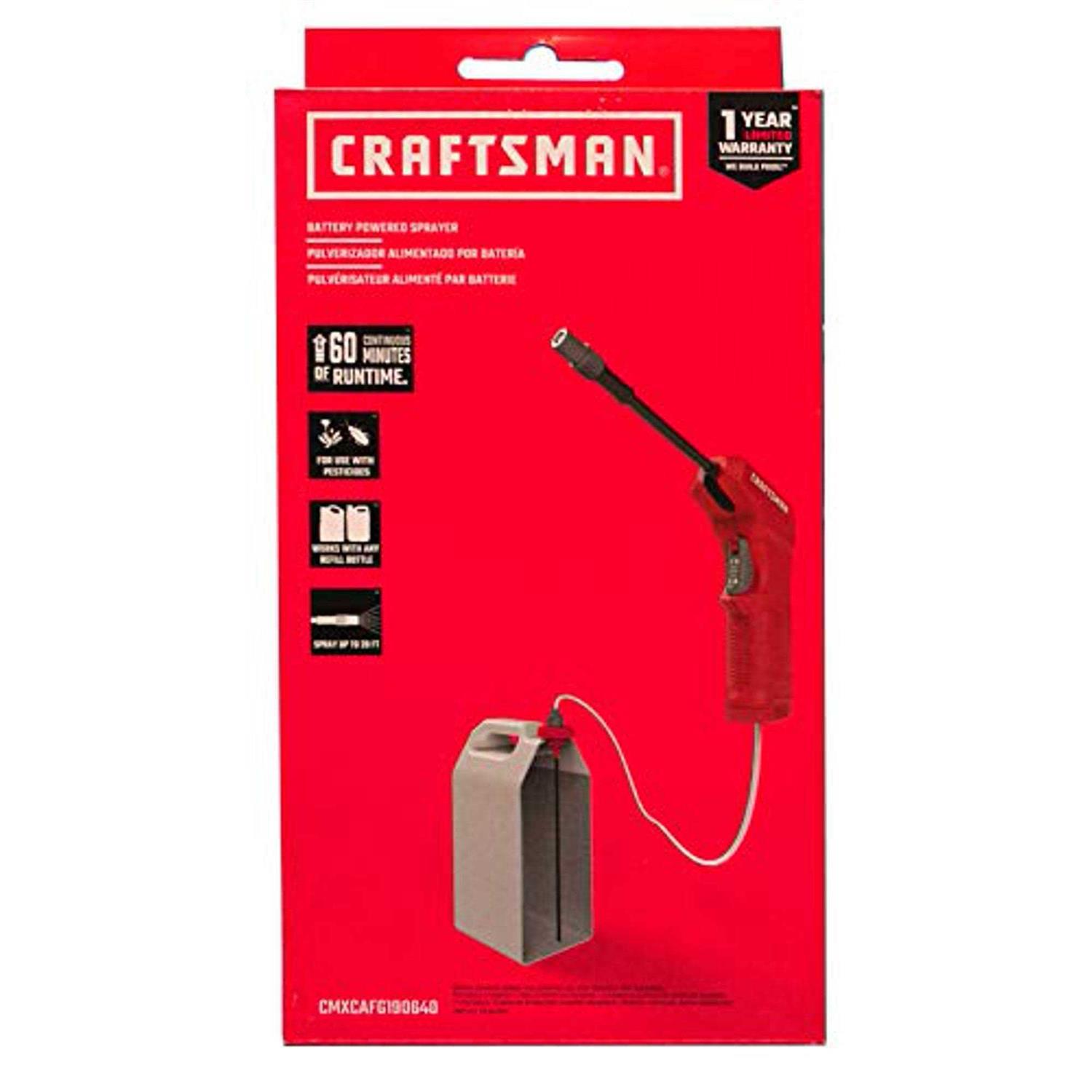 CRAFTSMAN 1-Gallons Battery Operated Handheld Sprayer