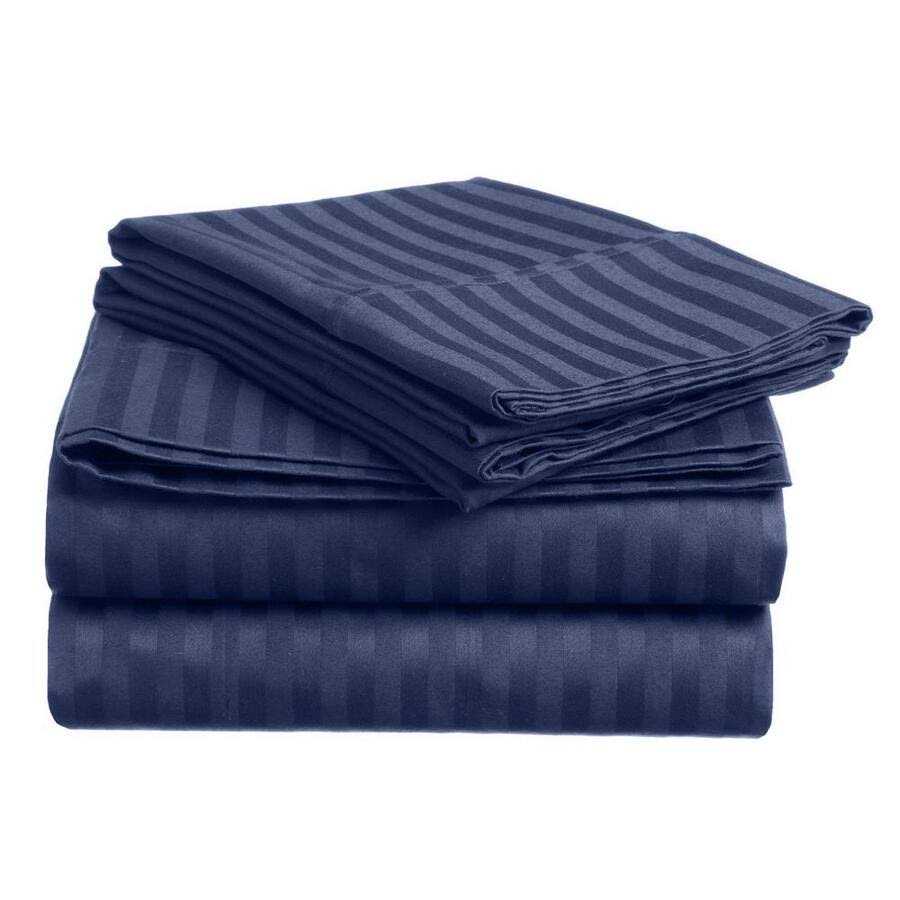 600 Thread Count Stripe Sheet Set Single