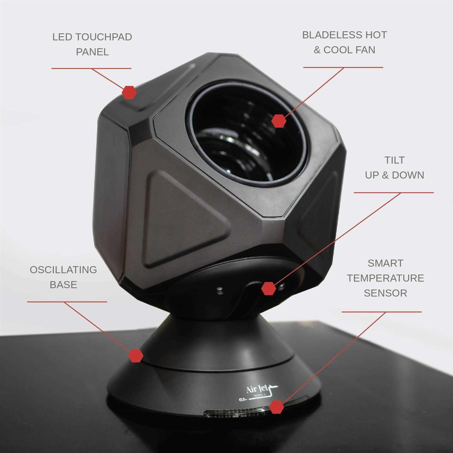 A Proper Market Proper Air Jet Series-1 Infrared Space Heater & Cooler Fan Combo