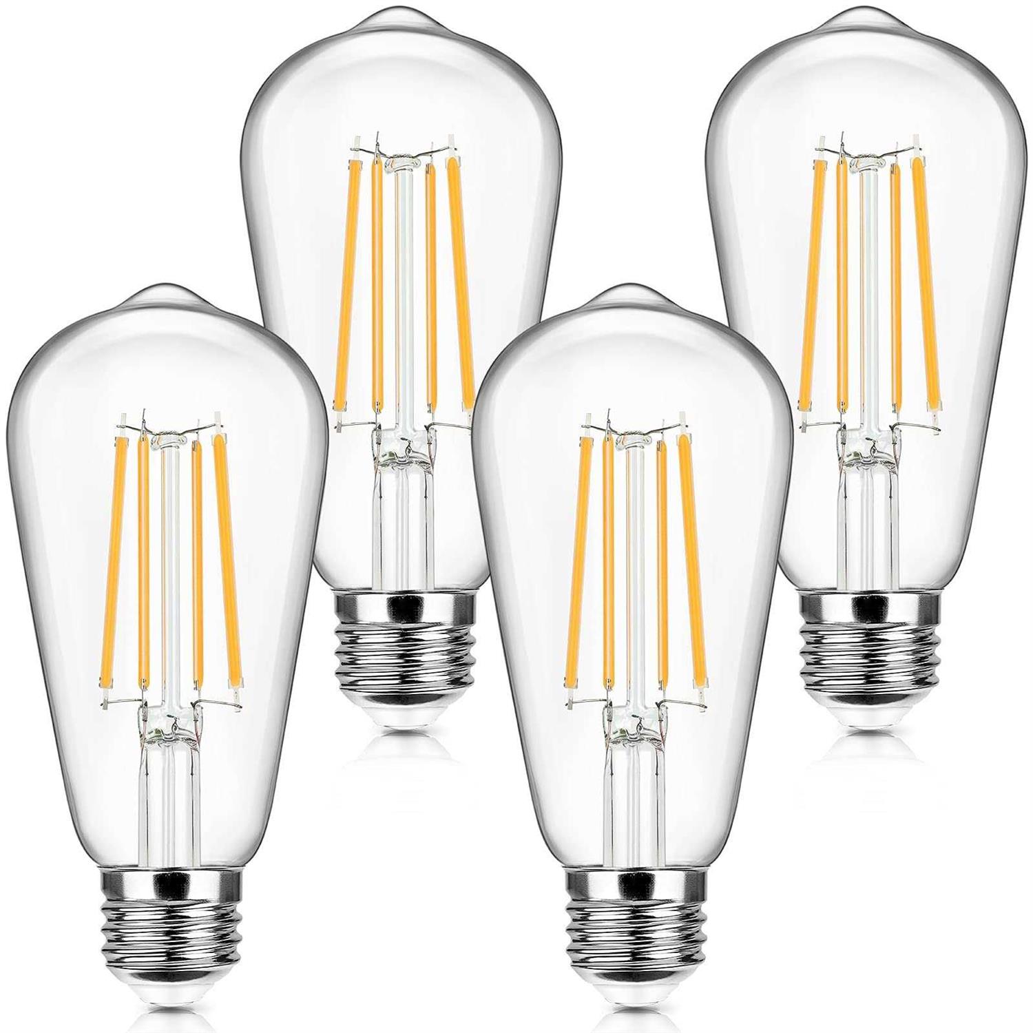 TOBUSA vintage led dimmable edison light bulbs 100w incandescent equivalent
