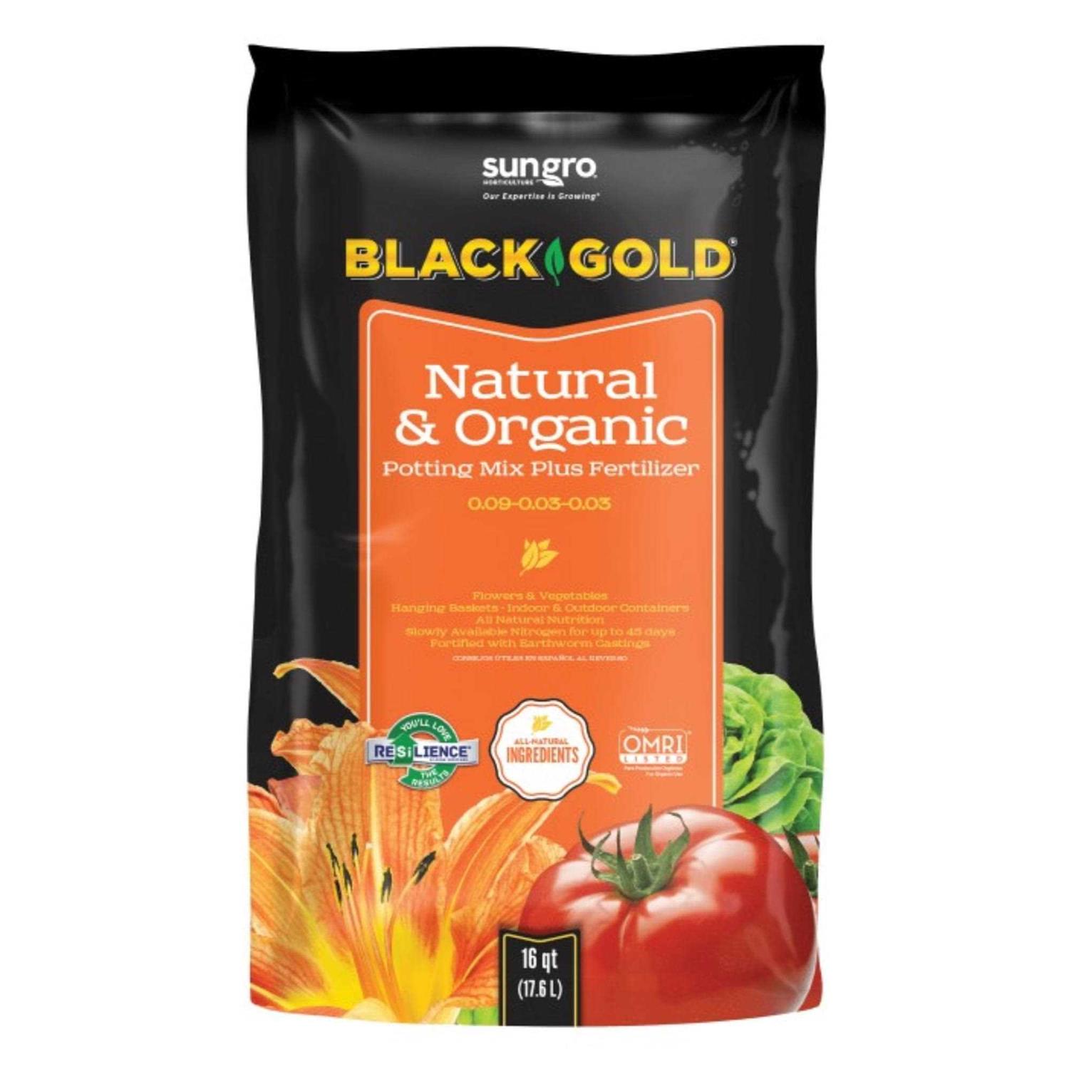Black Gold Natural & Organic Potting Soil