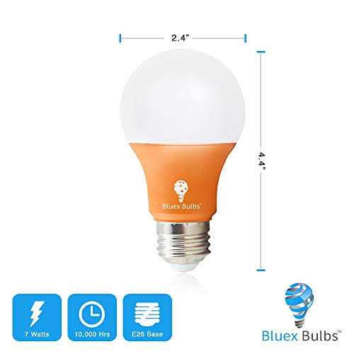 Bluex Bulbs 2 Pack Bluex LED A19 Light Bulb 9W E26 Base LED Bulb