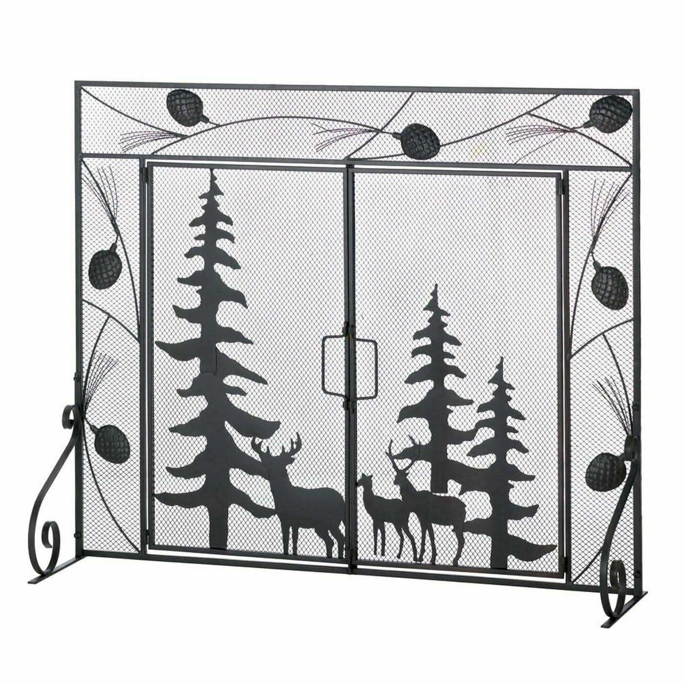 Accent Plus Woodland Forest Fireplace Screen