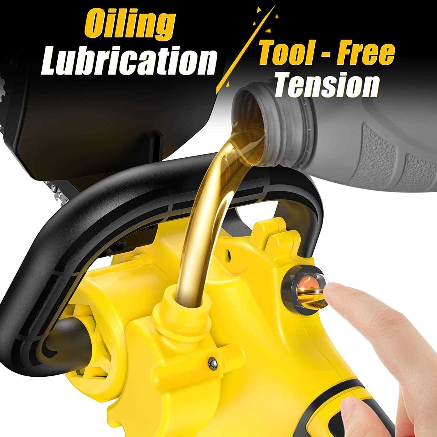 2-in-1 Brushless Pole Saw & Mini Chainsaw IMOUMLIVE 8 Cutting Cordless Power Pole Saw