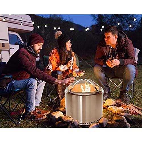 Fire Pit Spark Cover Compatible with The Solo Stove Bonfire Size Fire Pit