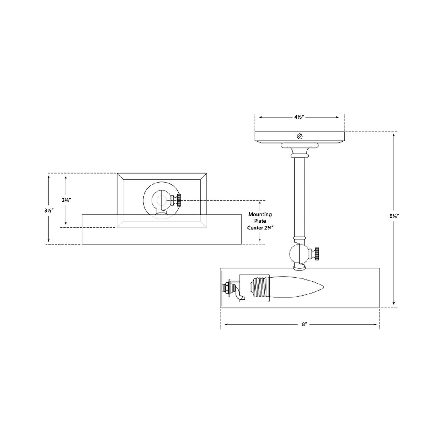 Visual Comfort Signature Cabinet Maker’s Picture Light