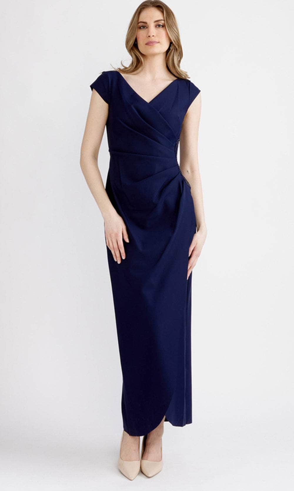 Embellished Sheath Evening Dress