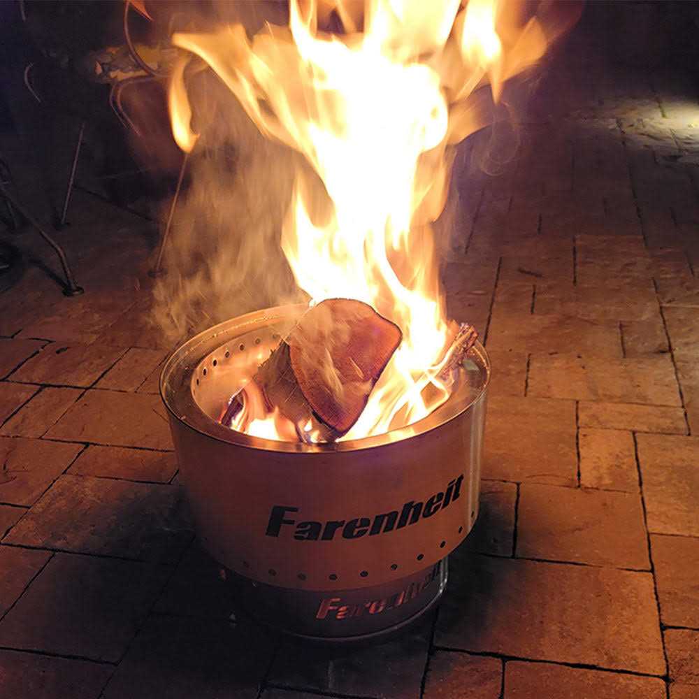 Farenheit Stainless Steel Portable Fire Pit