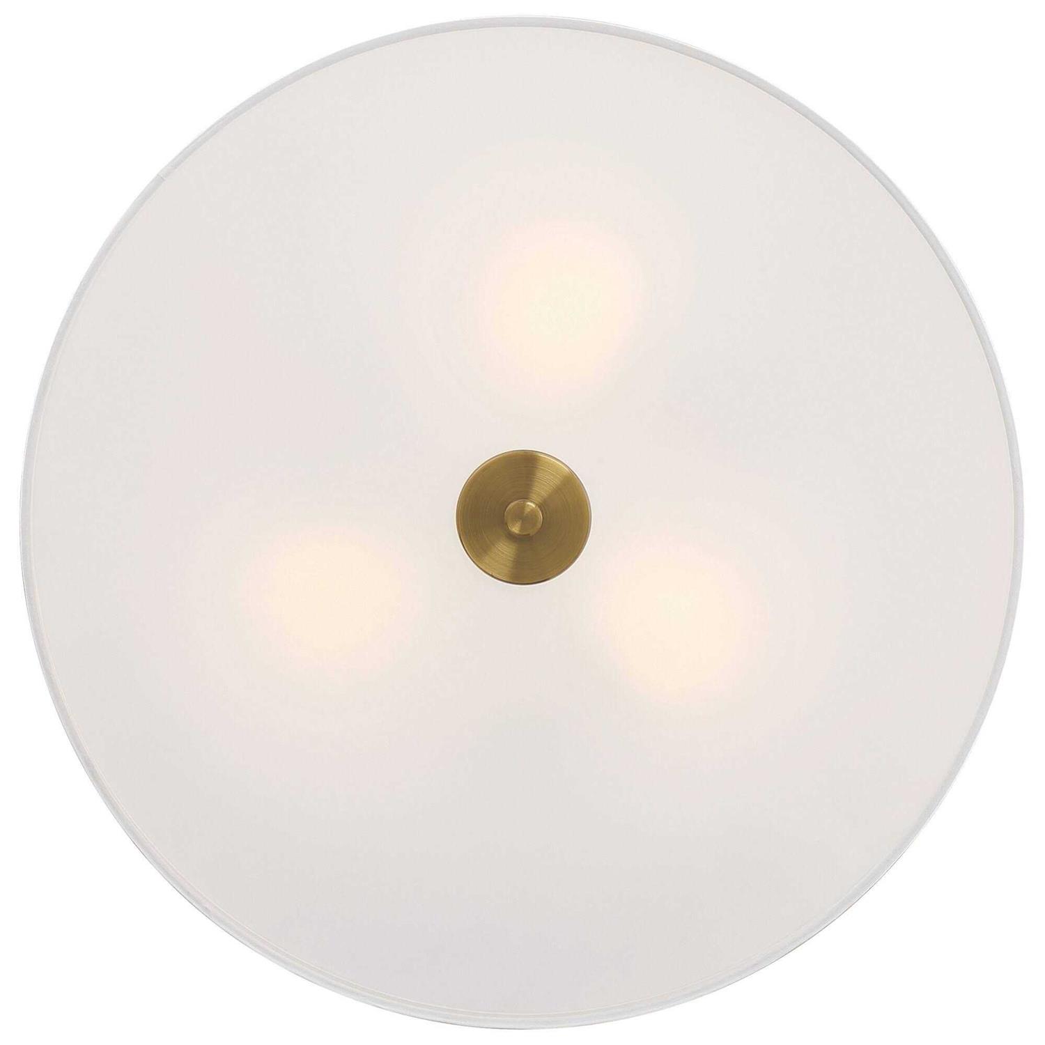 Access Lighting 64063LEDDLP-ABB/WH Mid Town LED Flush Mount