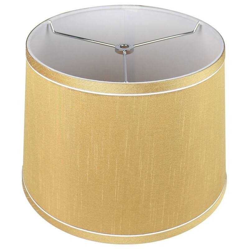 Urbanest French Drum with White Trim Lampshade