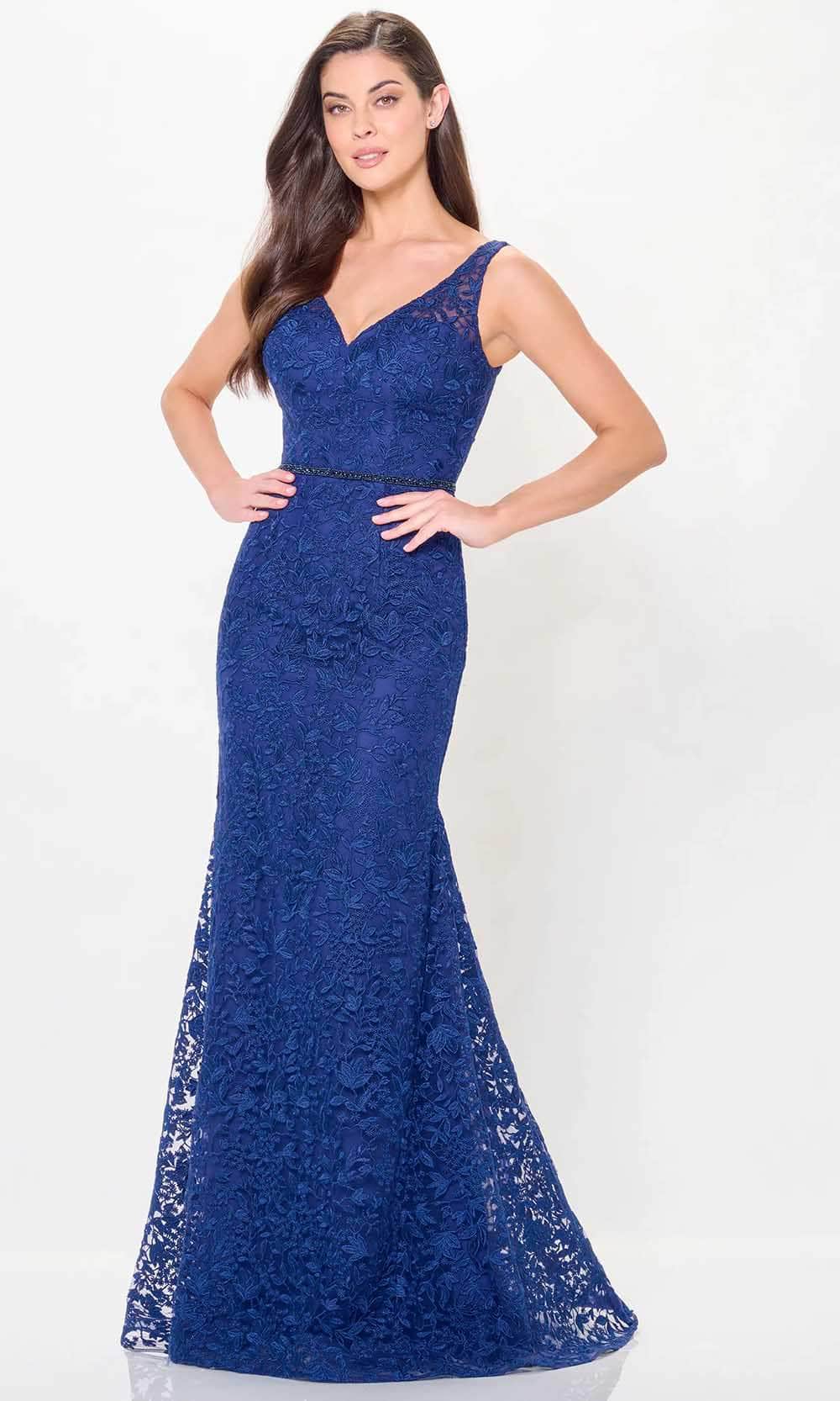 Sleeveless Lace Evening Dress