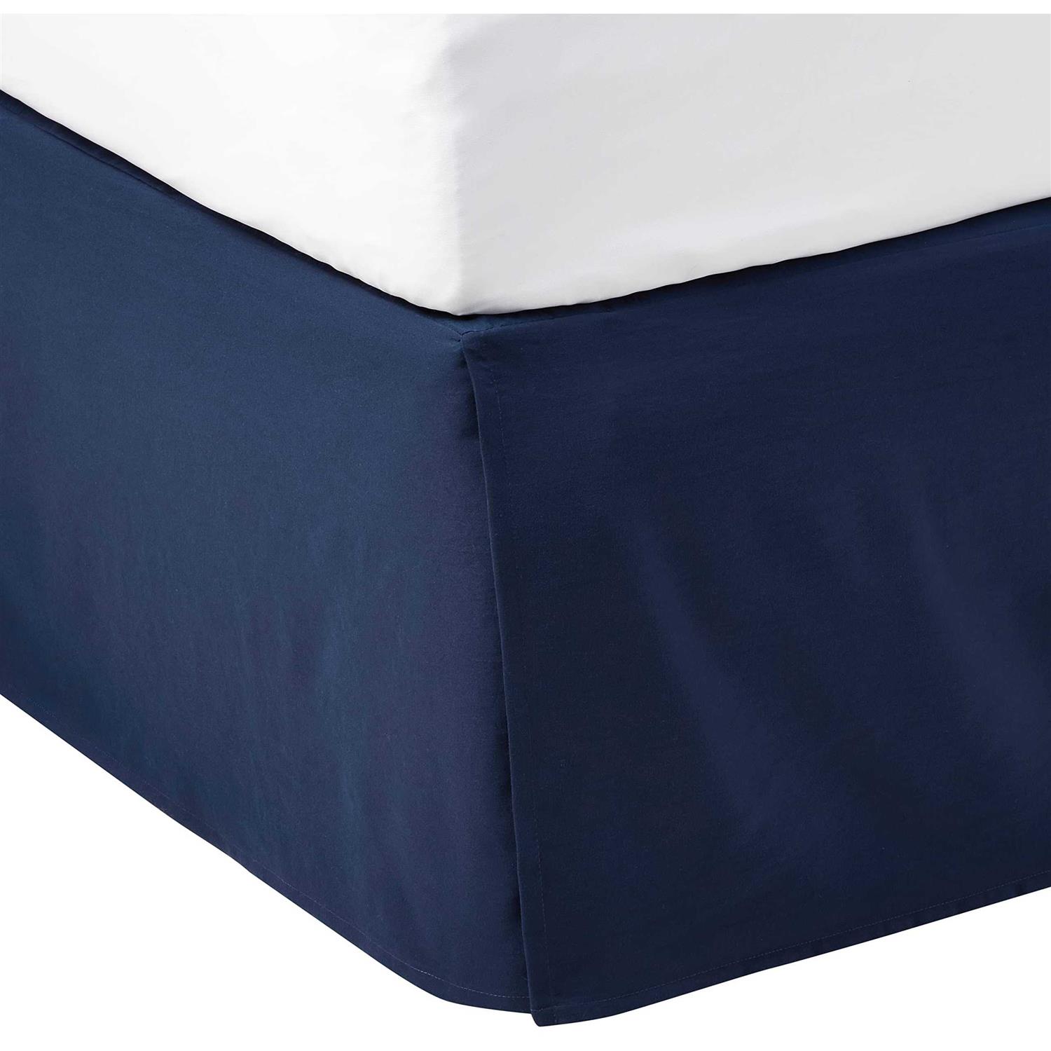 Amazon Basics Lightweight Pleated Bed Skirt