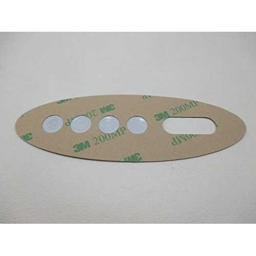 Balboa 11852 Mini Oval Up & Down 4-Button Spa Side Overlay for 53676