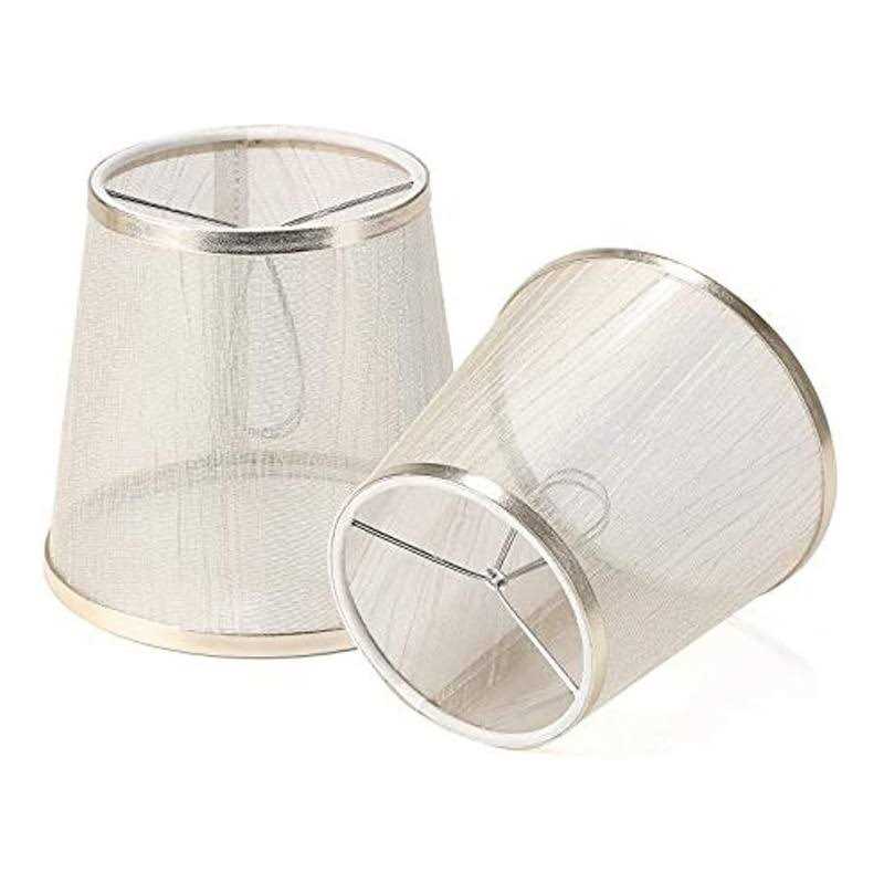 YISUN Set of 6 Crystal Chandelier Mini Lamp Shade 5.5-inch