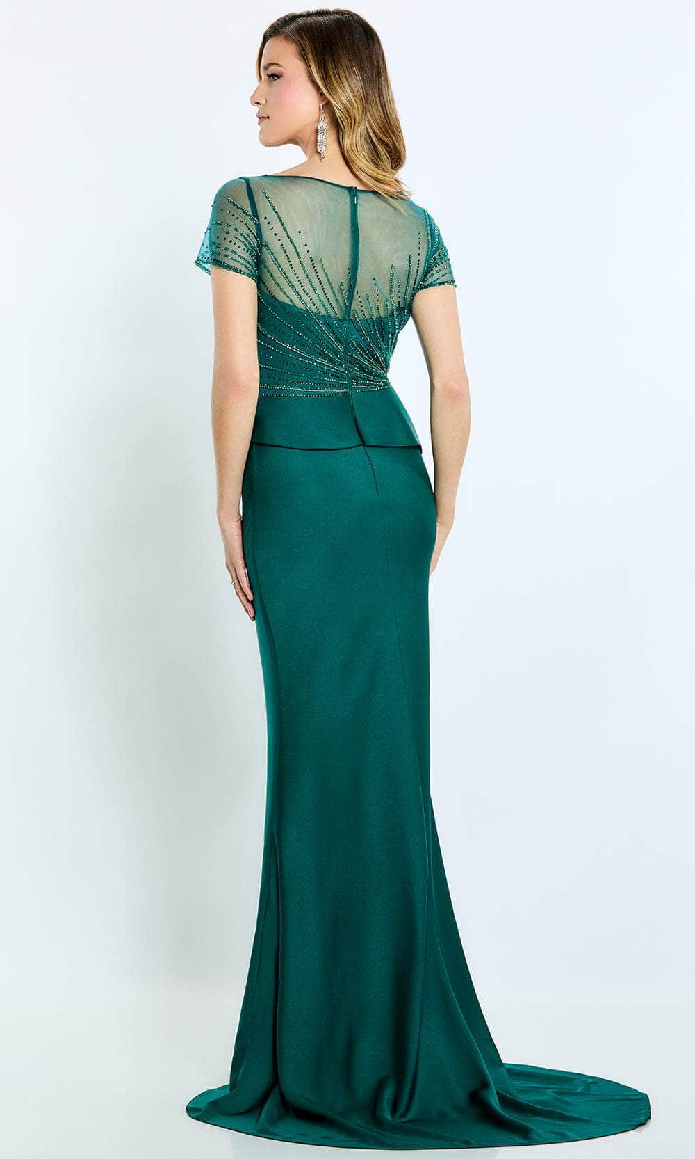 Short Sleeve Sheath Long Dress