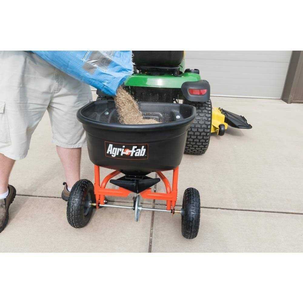 Agri-Fab 110 lb Tow Broadcast Spreader 45-0527
