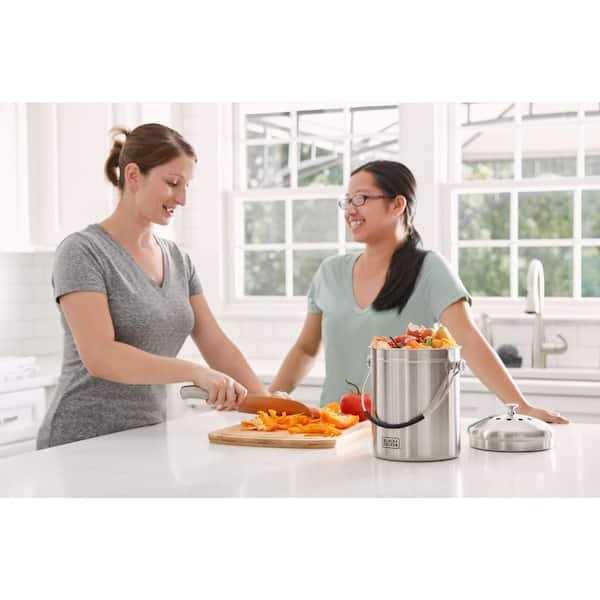 Black+decker Compost Bin Stainless Steel