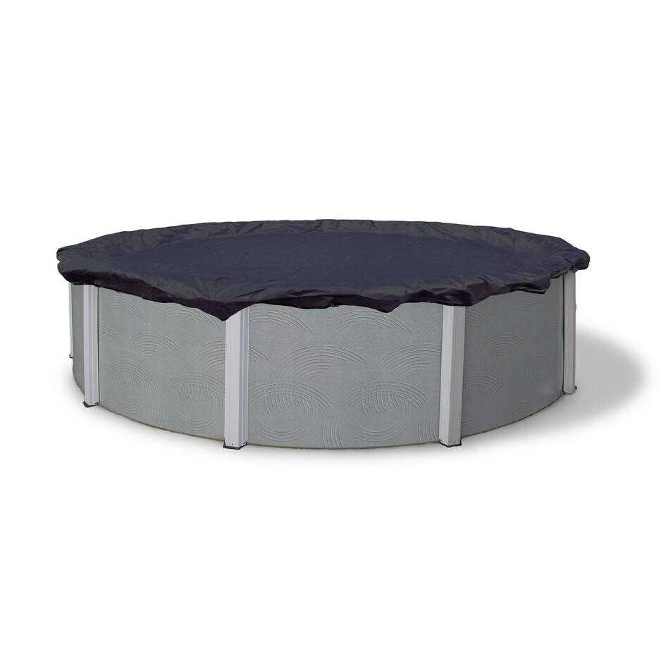 Winter Block Pool Cover for Above Ground Round Pool Includes Winch and Cable