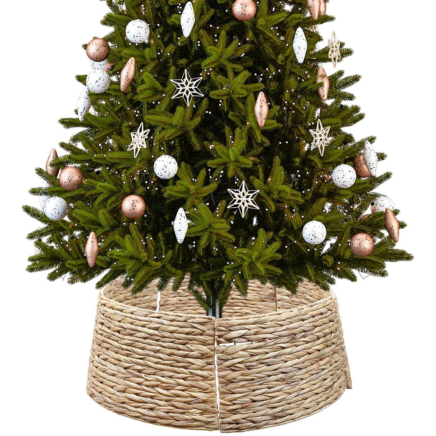 AuldHome Design AuldHome Wicker Christmas Tree Collar