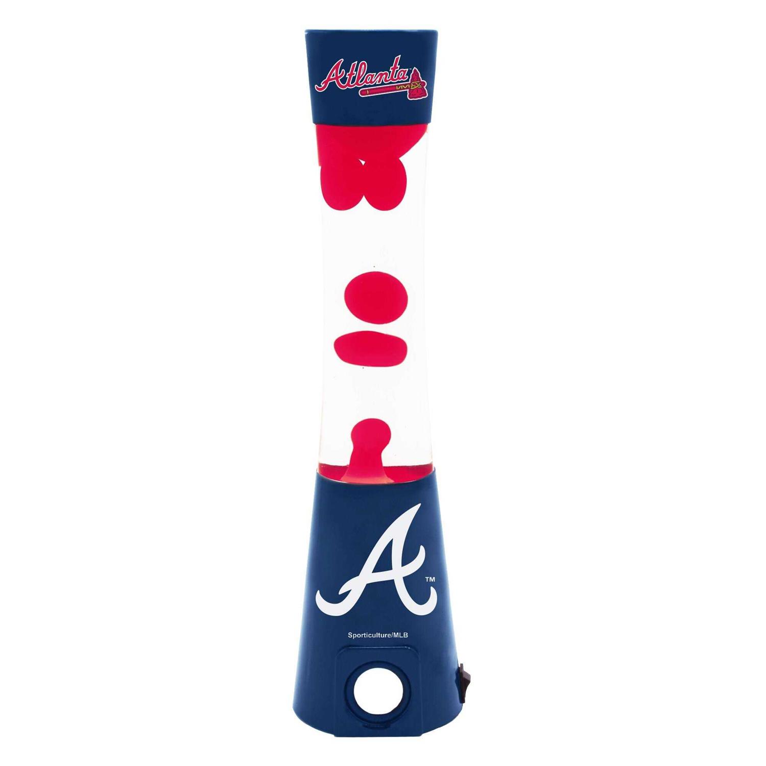 Atlanta Braves Magma Lamp with Bluetooth Speaker