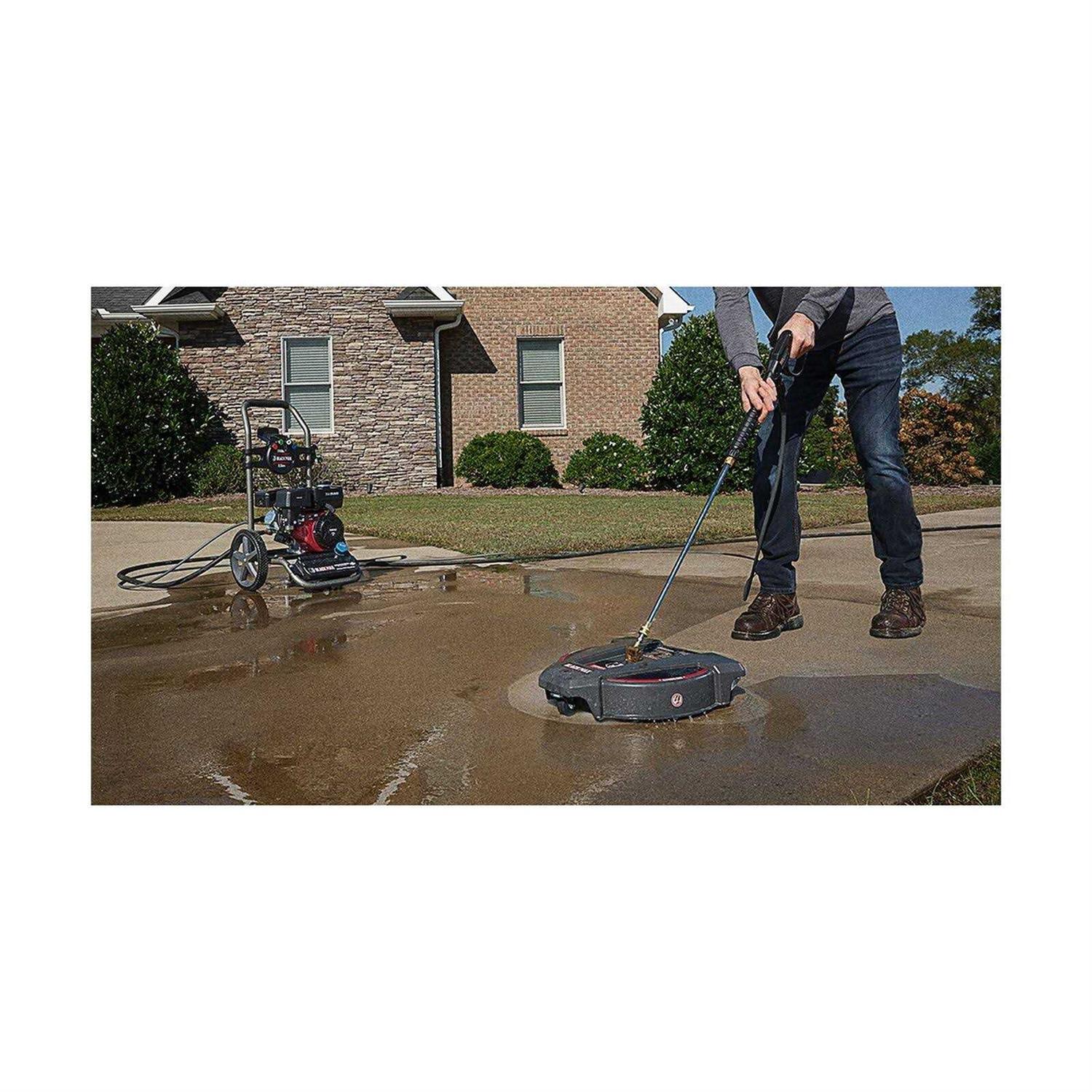 Black Max 15-Inch 3300 PSI Gas Pressure Washer Surface Cleaner