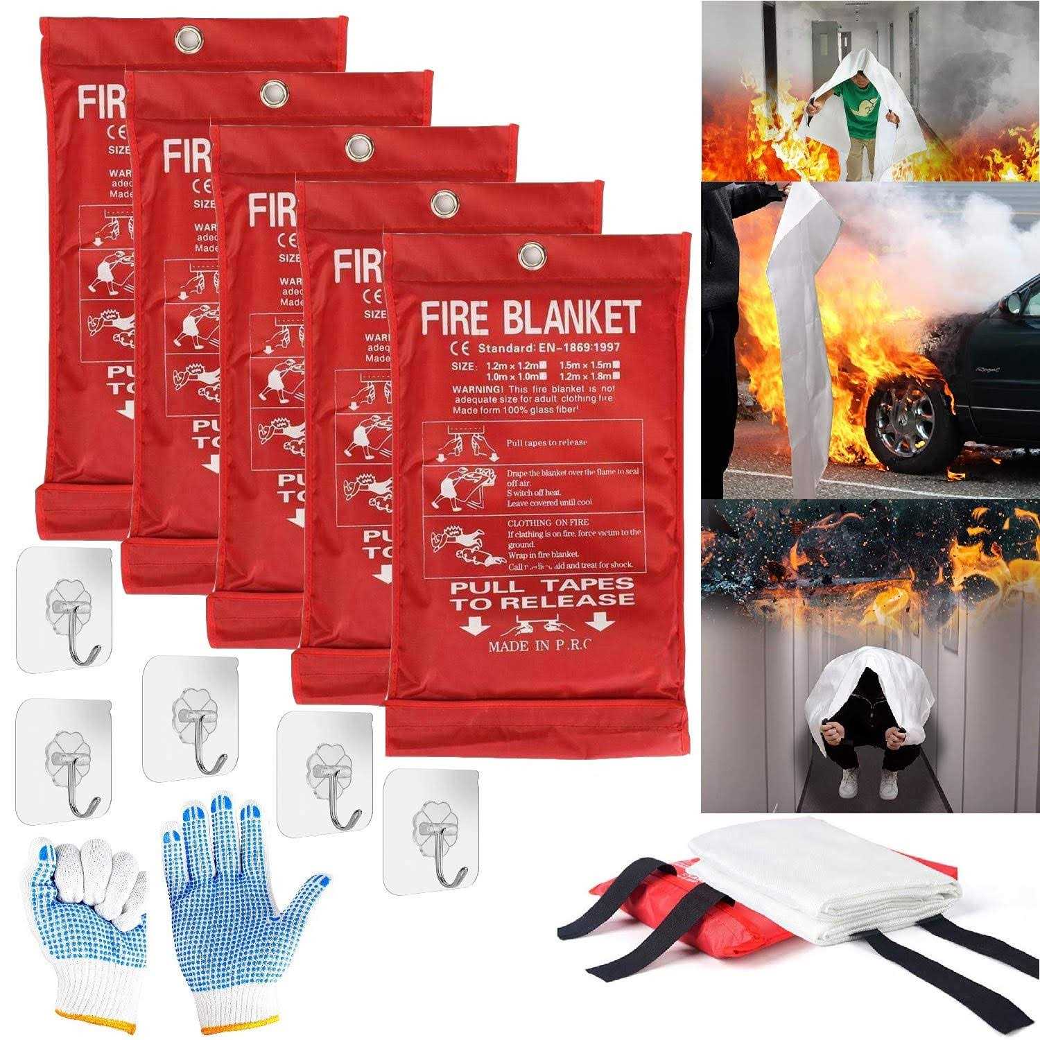 Fire Blanket Fire Suppression Blanket Fiberglass Fire Blankets Emergency For People Retardant