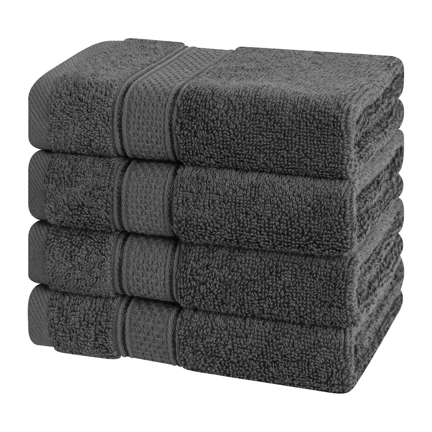 American Soft Linen Salem Luxury 4 Pack Washcloth Set