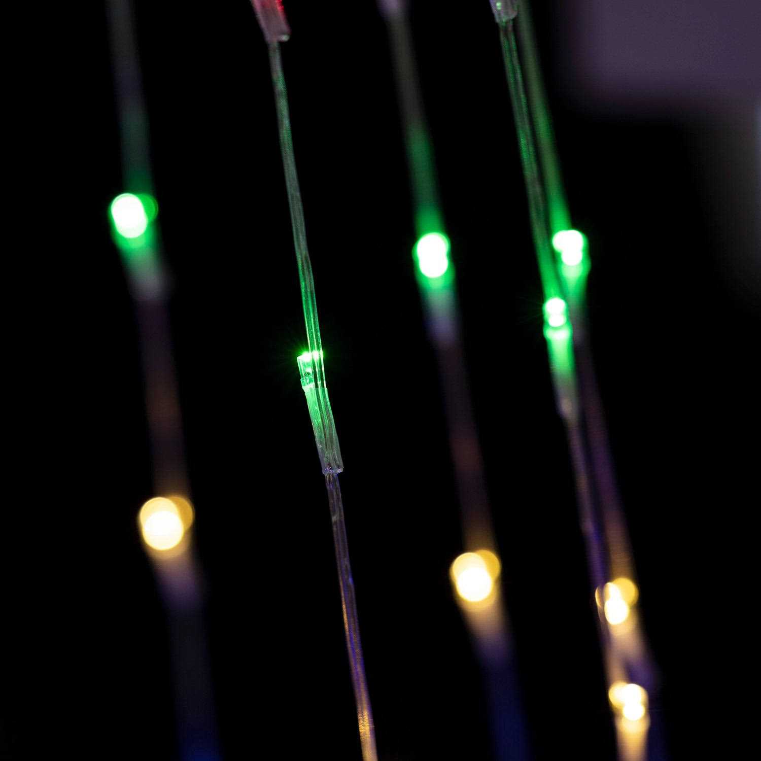 Alpine Corporation Christmas Tree with 8 Functions & 300 LED Lights