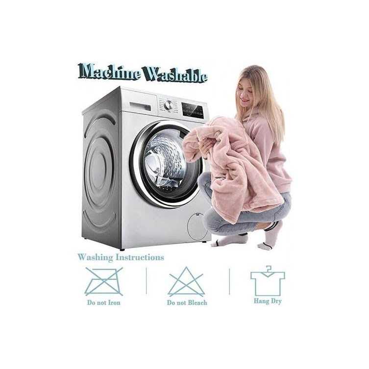 Waitu Wearable Blanket Sweatshirt Gifts for Women and Men, Super Warm and Cozy Giant Blanket Hoodie, Thick Flannel Blanket with Sleeves and Giant