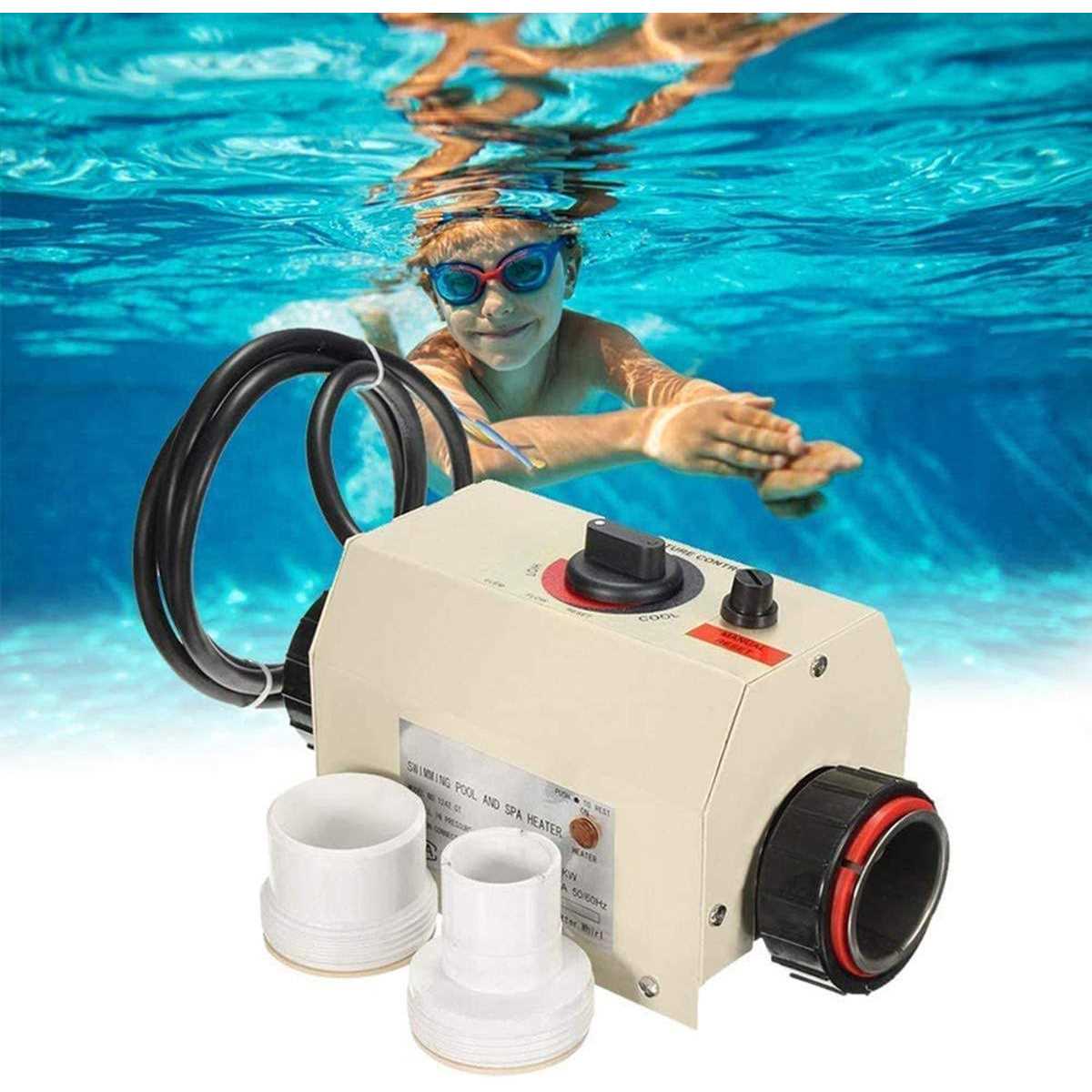 WMM 3KW 220V 240V Electric Water Heater Thermostat SPA Bath Heater Pump,Premium Quality Water Heater Thermostat Swimming Pool Thermostat Portable