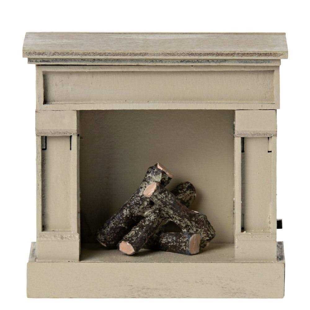 Maileg Fireplace Off White