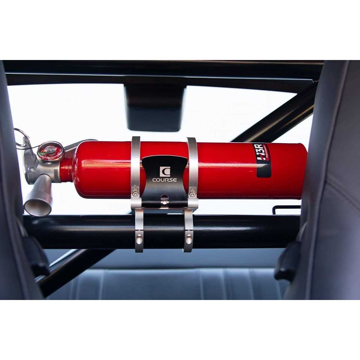 Course Motorsports Cam-lock Fire Extinguisher Quick Release – For High Vibration Applications Aluminum / Black