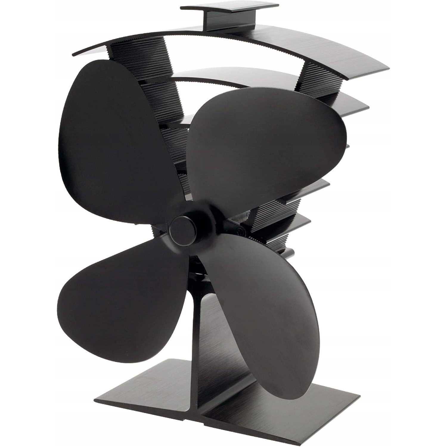 Valiant Premium Iv 4-Blade Heat Powered Log Burner & Stove Fan